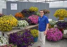 Ross Ford, also from Pan American Seed, told us all about the assortment and - here - the news Calibrachoa's