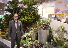 Winfried Hohmann of Innova Plant, a subsidary of Kientzler. This year, Kienztler added a fourth season to their booth, the winter season.