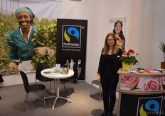 Corina Nienhaus from FairTrade. Stating with roses, the quality mark finds its way to ever more products.