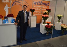 Benedetto Coruso of Barile Flowers. In total, two Italian companies exhibited at the exhibition; Barile and the growers collective Del Golfo.