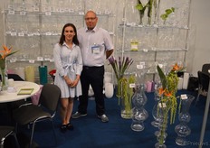 Wiktrois Lutek and Mariosz Tywonek of the Polish glass company Dar-Glass