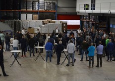 The tour was packed with about 110-120 participants