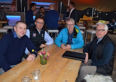 Vasile Agache of Neame Lea nursery, Torben Nielsen, Erik Knudsen & Vebjørn Sørby of GASA Group