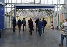 And then 'the tunnel': a long roof connecting the two locations