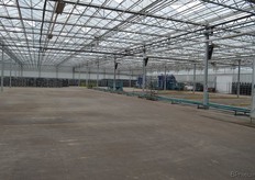 The large production area is combined with a ditto processing area.