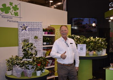 Gert-Jan Kromhout with Klavervier Plantsales was at the show for his customers, including Hoogendoorn Stephanis & Amarantis.