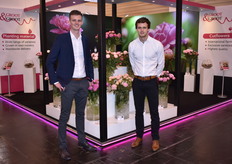 Brothers Joost and Koen Groot with Groot & Groot, specialising in cut flowers and peony plants. Currently there's over 120 species in their assortment.