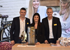 The team of Gediflora, the winners of the AIPH Grower of the Year Award.
