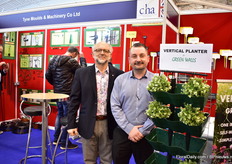 Ramy Zack and James Sword of Tyne Moulds and Machinery. Sustainability is important to this company. For over 10 years, 90 percent of their products are from consumer recycled plastics and at the end of 2018 they had solar panels installed on the roof of their factory, now creating their own electricity.