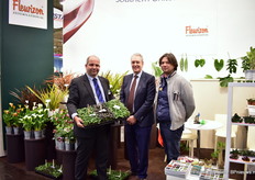 The Fleurizon team that was present at the IPM Essen, from left to right: Michael Unger, Frank de Greef, and Dimitris Dimitrou.