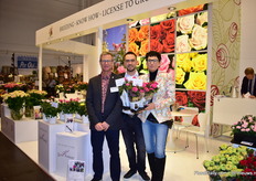 Harley, Anders and Rosa Eskelund of Roses Forever.