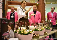 Eveline Wild during one of the demonstrations.