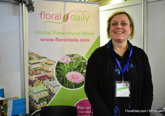 Silvia Vige van Lineverde visiting the show.