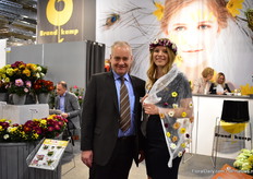 Hubert Brandkamp together with their lovely model.