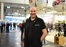 Ewoud Goorts of FlorAccess at the exhibition.