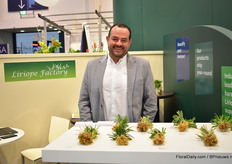 Manfred Robert of Liriope Factory. Over the years, he has seen the demand for Liriope growing. 