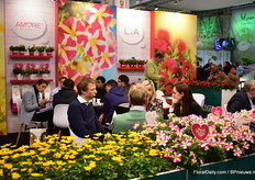 The booth of Danziger. 