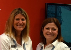 Michelle Hunter and Threasa Taylor from Ball Seed help customers find suppliers and new products for 2023