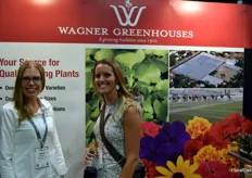 Laura Wagner from Wagner Greenhouses, talking to Kristi Bailey