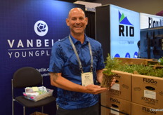 VanBelle Youngplants' Boyd Fletcher, is talking about the rocket liners.