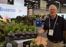 Mark Evans with Eason Horticultural Resources is showing the Chris Hansen's Garden Solutions