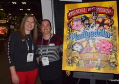 Laura McGee and Staphanie Fisher with Plantpeddler. What do you think of this piece of art, made by Mike Meyer?Variety Day is coming up, This will be held in Cresco Iowa on Friday August 5 2022, Mike will be signing posters.