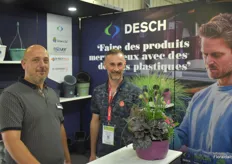 Julien Loisel from Desch with Jerome Denis from Jardin de Loire.
