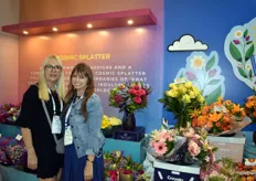 Maray Smith and Monica Vallina with The Elite Flower