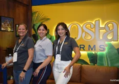 Kiki Buigas, Mariah Santana, Patricia Sanchez with Costa Farms what do you think of their new branding/logo?