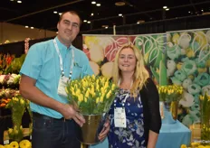 Raymond and Sheryl Oosterzele with Jarja Floral International