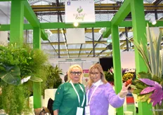 The sisters Vuolo from the Italian company Green Leaf