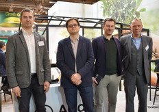 Ritvars Vegis, Renars Skudra, Karl Janssens and Peter Sallaets with Agaris.