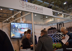 It was very busy at the booth of Seed2Soil