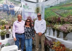 Nitzan and Asaf Nir with Susan Loui (in the middle), who organized this location for the companies.