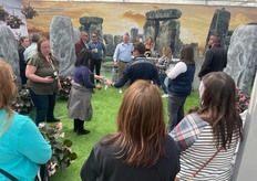 Matt Mart of Benary presenting Stonehedge Begonias