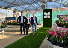 Team of HilverdaFlorist, who were presenting their varieities at American Takii in Salinas.