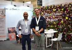 Ricardo Jaramillo and Sahin Nahim of New Bloom Solutions were also at the show where they interviewed exhibitors and visitors for their New Bloom Show.