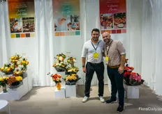 Mauricio Valencia and Steven Santos with Galleria Farm Roses