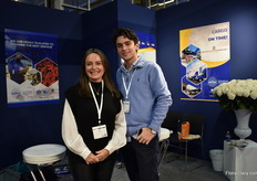 Isabel Alcivar and Jose Martin Durango of Saftec.