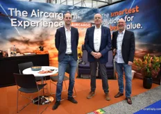 Donny Hamelink, Hans Blauw and Jan Kees van t Veem of Aircargo, “the coolest forwarder for importing and exporting flowers and plants around the world.”