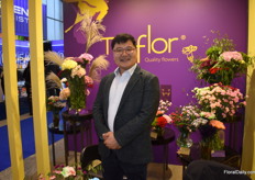 Sangkyu Jung of AVP, an importer from South Korea visited the show.