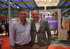 Ivan Freeman of Uhuru Flowers and Bas ter Laare of Fresh Exchange were also visiting the show.