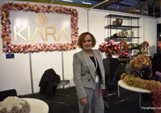 Maria Klara of Kiara Flowers, a grower and producer of preserved flowers in Ecuador.
