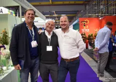 Tim Hobbs of Tambuzi , Joey Azout of Alexandra a Farms and Wouter de Vries of the Flower Parfum Company.