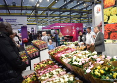 A new roses was baptized at the stand of Roses Forever.