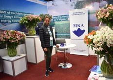 Regine Wairimu of Mount Kenya Alstroemeria, growing alstroemeria in the Mount Kenya region.