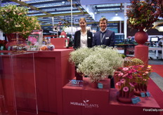 Cheryl Zethif and Eric Bouman of Murara Plants Kenya and HilverdaFlorist. Murara is the subsidiary of HilverdaFlorist, growing their young plants in Kenya.