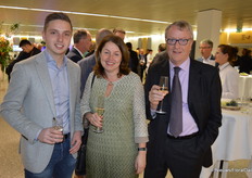 Kees Bakker of Mondo Verde, Monique van Weerdenburg, FloraHolland, and Philp Evans, Planteria