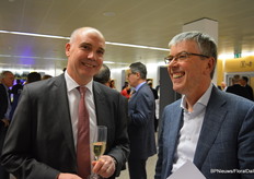 Hans Willemse, Aardse Orchideeën and Steven Schilfgaarde, CEO Royal FloraHolland