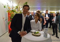 Job Knook of the Greentech and Natascha Solano of Kuehne Nagel